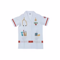 Theo Klein 4614, Fansy costume, Child, Unisex, Uniform, Red, White, Any gender