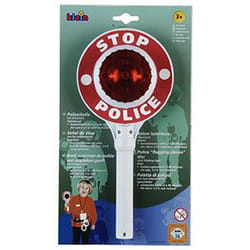 Theo Klein Police "flagging-down" disc with flashing light