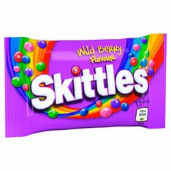 Skittles Vegan Chewy Sweets Wild Berry Fruit Flavo. Bag45g(pack of 36)