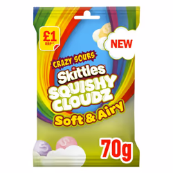 Open Food Skittles Crazy Sours Squishy Cloudz - Skittles - 70 g