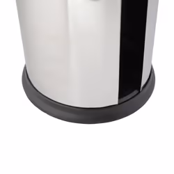 Axxentia Bathroom 282240 Bustino Replacement Toilet Roll Box Stainless Steel with Lid for 3 Rolls Height 38 cm