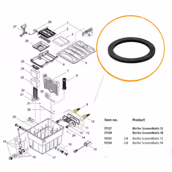 Replacement Flat Gasket for Oase Biotec Screenmatic Hosetails - Part 19506