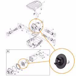 Oase Spare Impeller/Impellor Rotor Replacement Part 17965 for AquaMax Eco Premium 20000