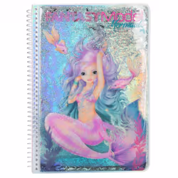 Depesche Fantasy Model Colouring Book MERMAID, 80 pages, Girl, Stickers included, Coloring book/album