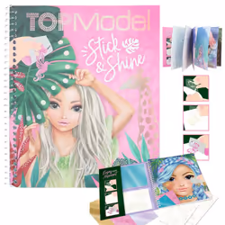 Depesche TOPModel Colouring Book Stick & Shine