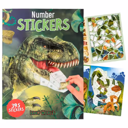 Depesche Dino World Number Sticker, 395 pc(s), 4 yr(s), Green