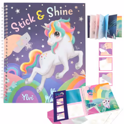 Depesche Ylvi Colouring Book Stick & Shine, 5 yr(s), Multicolour