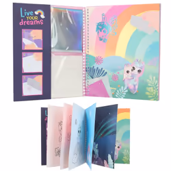 Depesche Ylvi Colouring Book Stick & Shine