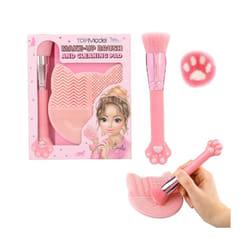 Topmodel Beauty And Me Kitty Style Brush And Cleaning Pad
