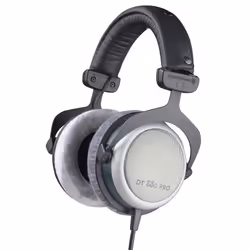 Beyerdynamic DT 880 PRO, Wired, 5 - 35000 Hz, Music, 295 g, Headphones, Black, Silver