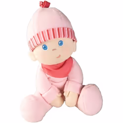 HABA Snug-up Doll Luisa, Female, 0 yr(s), Girl, 200 mm, Beige, Pink