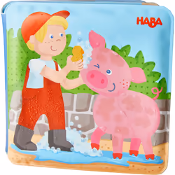 HABA Bath book Farm Animal Wash Day, Bath book, Boy/Girl, 1.5 yr(s), Multicolour