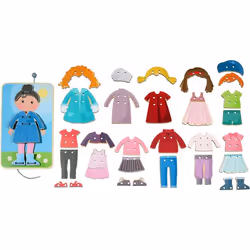 HABA Dress me!, 3 yr(s), Cardboard, Polyester, Multicolour
