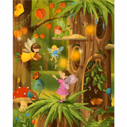 HABA Puzzles Pays des fées scintillant