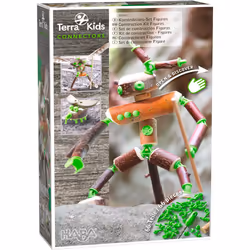 HABA Terra Kids Connectors – Construction Set Figures, Building set, 8 yr(s), ABS, Beech, Cork, Steel, 66 pc(s)