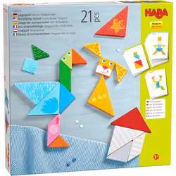 HABA Arranging Game Funny Faces Tangram, 21 pc(s), Animals, 3 yr(s)
