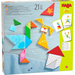 HABA Arranging Game Funny Faces Tangram Block puzzle 21 pc(s) Animals