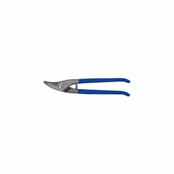 D214-250L Left Cutting Shape Cutting Punch Snips, Blue/Grey