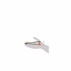 D761 Jewellers Snips with Feather Grey 180 mm
