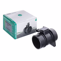 Mass air flow sensor; NGK; with housing with integrated air temperature sensor; for VAUXHALL, RENAULT, NISSAN, DACIA, OPEL; 9 ...