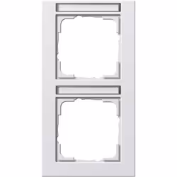 GIRA 1102 22, White, Thermoplastic, Screwless, GIRA, 80.8 mm, 151.9 mm