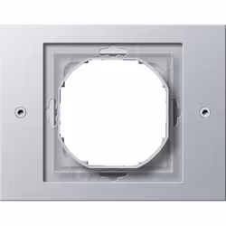 GIRA TX_44, Aluminium, Thermoplastic, Conventional, 110 mm, 86 mm, 1.63 cm