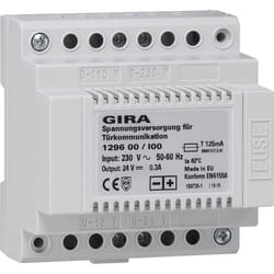 GIRA 1296 00 power supply transformer Grey