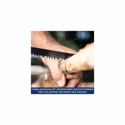 Augusta-Heckenrose Hacksaw 530 mm - Sturdy Saw with Quick-Release Lever - Pruning Saw with Hardened planing Teeth for Dry and Damp Wood - Hand &