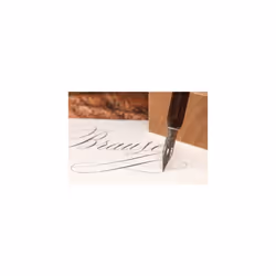 Brause - Ref 318005B - Bandzug 0.5 mm Calligraphy Nibs (Pack of 3) - Chisel Point Nib  Ideal for Latin Calligraphy  Solid Metal Construction