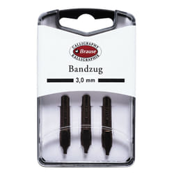 Brause - Ref 318030B - Bandzug 3 mm Calligraphy Nibs (Pack of 3) - Chi