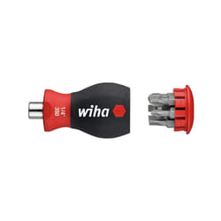 Wiha - Magnetic SoftFinish Stubby Screwdriver with Bit Magazine (SL, PH)