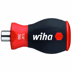 Wiha Screwdriver with 6 Bit Magazine Magnetic Pozidriv Screwdrivers Pack Set