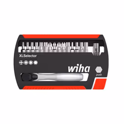 Wiha - XLSelector Ratchet Bit Set, 17 Piece