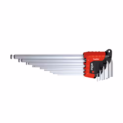 Wiha 369R, L-shaped hex key set, Metric, 9 pc(s), 1.5,2,2.5,3,4,5,6,8,10 mm