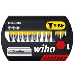 Wiha FlipSelector 13 Piece Y-Bit Set 25 mm Drill Screwdriver Bit Tool 41827