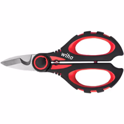 Wiha 160 mm SB Prof. elec; Cable Shears with Crimping Function, for Cutting, Stripping and Crimping Cables, Includes Protecti ...