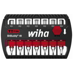 Wiha BitBuddy Pozidriv TY Bit Set, 7 Piece