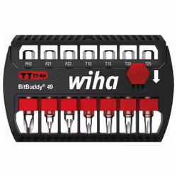 Wiha BitBuddy TY Bit Set, 7 Piece (Set B)