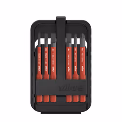 Wiha slimBit electric bit set, 6 pc(s), Pozidriv, Slot, PZ 1, PZ 2, 2.5,3.5,5.5,6.5 mm, 142 g