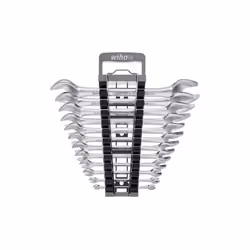 Wiha - Double Open-End Spanner Set, 12 Piece
