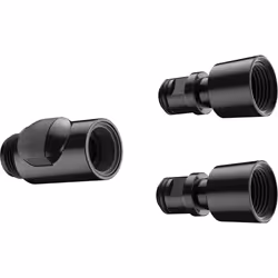 hansgrohe 28346000 Quick Connect Snap On Connector Set  Chrome/Black