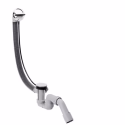 hansgrohe Complete Set for Flexaplus Waste and Overflow Set for Bath Tubs, chrome
