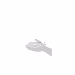 hansgrohe Base Plate for Contemporary Single-Hole Faucets  6"" Upgrade 6-inch Modern Base Plate for Bathtub Faucet in Chrome  06490000  1.37
