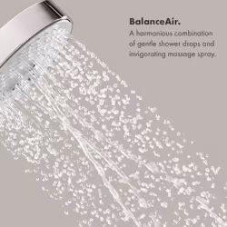 hansgrohe Raindance Classic Easy Install 5-inch Handheld Shower Head Classic 3 BalanceAir  Whirl  RainAir 28548001