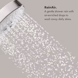 hansgrohe Raindance Classic Easy Install 5-inch Handheld Shower Head Classic 3 BalanceAir  Whirl  RainAir 28548001