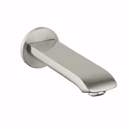hansgrohe Tub Spout Premium 3-inch Modern Tub Spout in brushed nickel  31494821