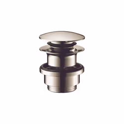 hansgrohe 50100831 Sink Push Open Drain  1-1/4-Inch  Polished Nickel