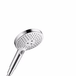 Hansgrohe Raindance Select S, Handheld shower head, Chrome, White, Wall