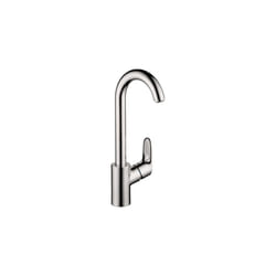 hansgrohe Focus Chrome Bar Kitchen Faucet  Bar Sink Faucet Single Hole  Faucet for Kitchen Sink  Chrome 04507001