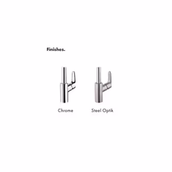 hansgrohe Bath and Kitchen Sink Soap Dispenser  Contemporary Premium Modern in Chrome  04539000 Small